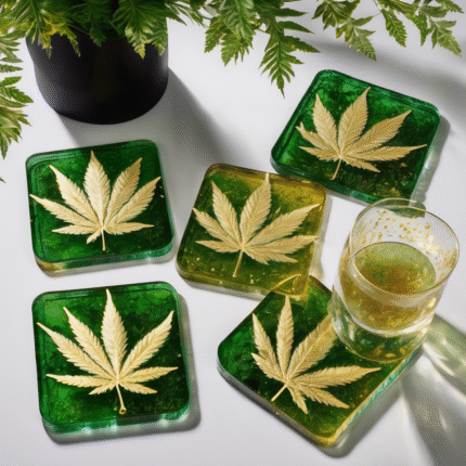 زیر لیوانی طرح ماری جوانا